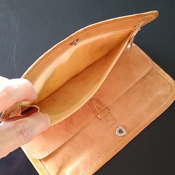 Wallet Genuine Leather With Cloth Made in India Wallet/Clutche - Picture 3 of 10